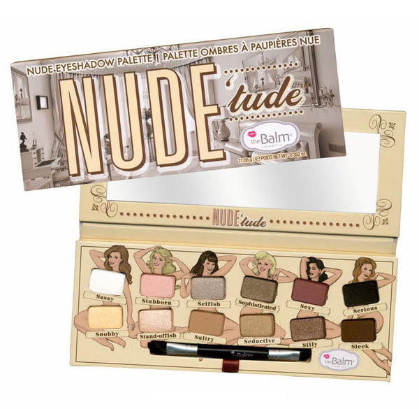 [BIG SALE] The Balm NUDE TUDE 12 color Eyeshadow Palette with Brush