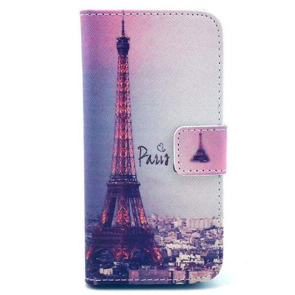 Leather Flip Case Stand Cover For iphone 5c With Card Holder