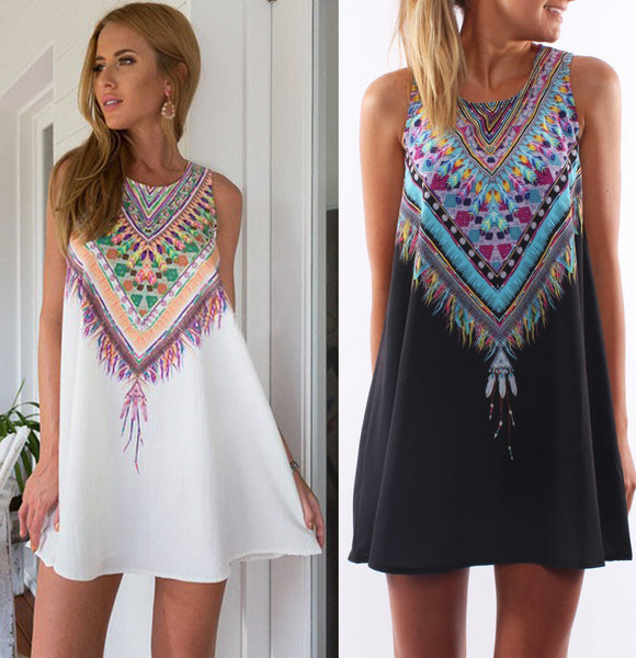 Sexy summer Maxi Party Mini Dress