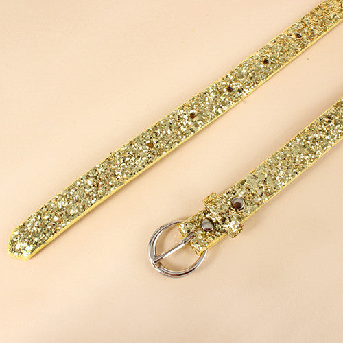 Yellow Shimmer Belt