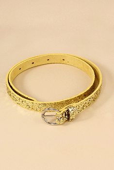 Yellow Shimmer Belt