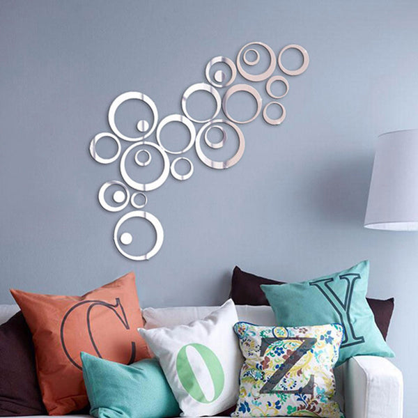 Circles Mirror sticker