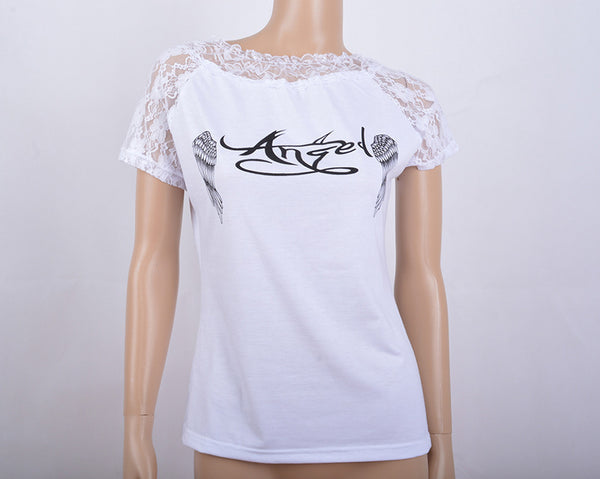 Back Hollow Angel Wings T-shirt