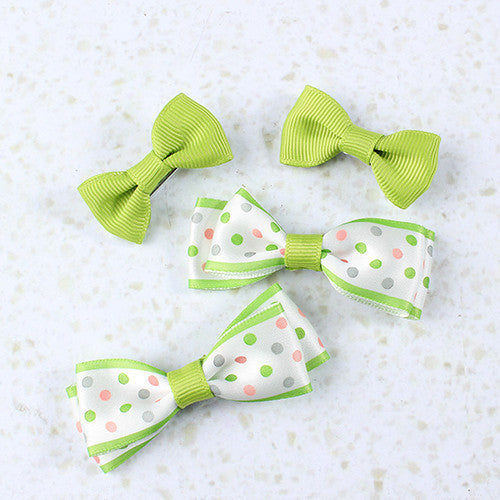 Polka-Dot Hair Clip Set