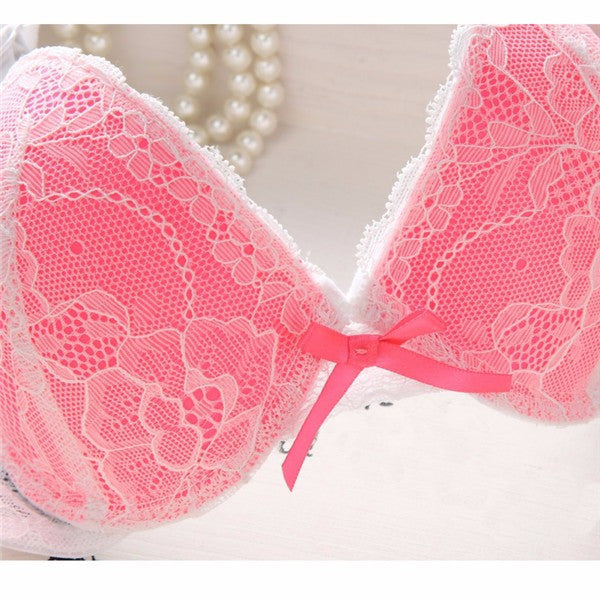 Sexy Womens Set Lace Lingerie, Underwear, Push-Up Padded Bra
