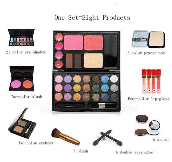 [BIG SALE] Full NAKED Makeup Kit with 21 Color Eye shadow Palette and MORE!