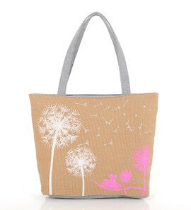 2016 Dandelion Canvas Bag
