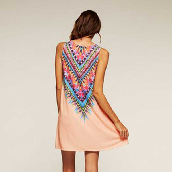 Sleeveless Chiffon Dresse