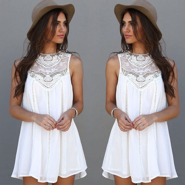 Tops blusa camisa praia vestido curto Mini vestido de fest