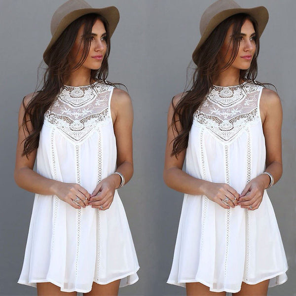 Tops blusa camisa praia vestido curto Mini vestido de fest