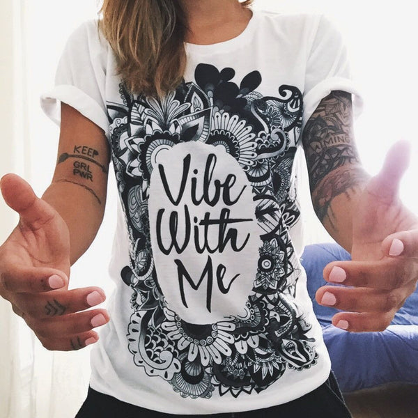 Rock Fashion Graphic Tees Women Designer
